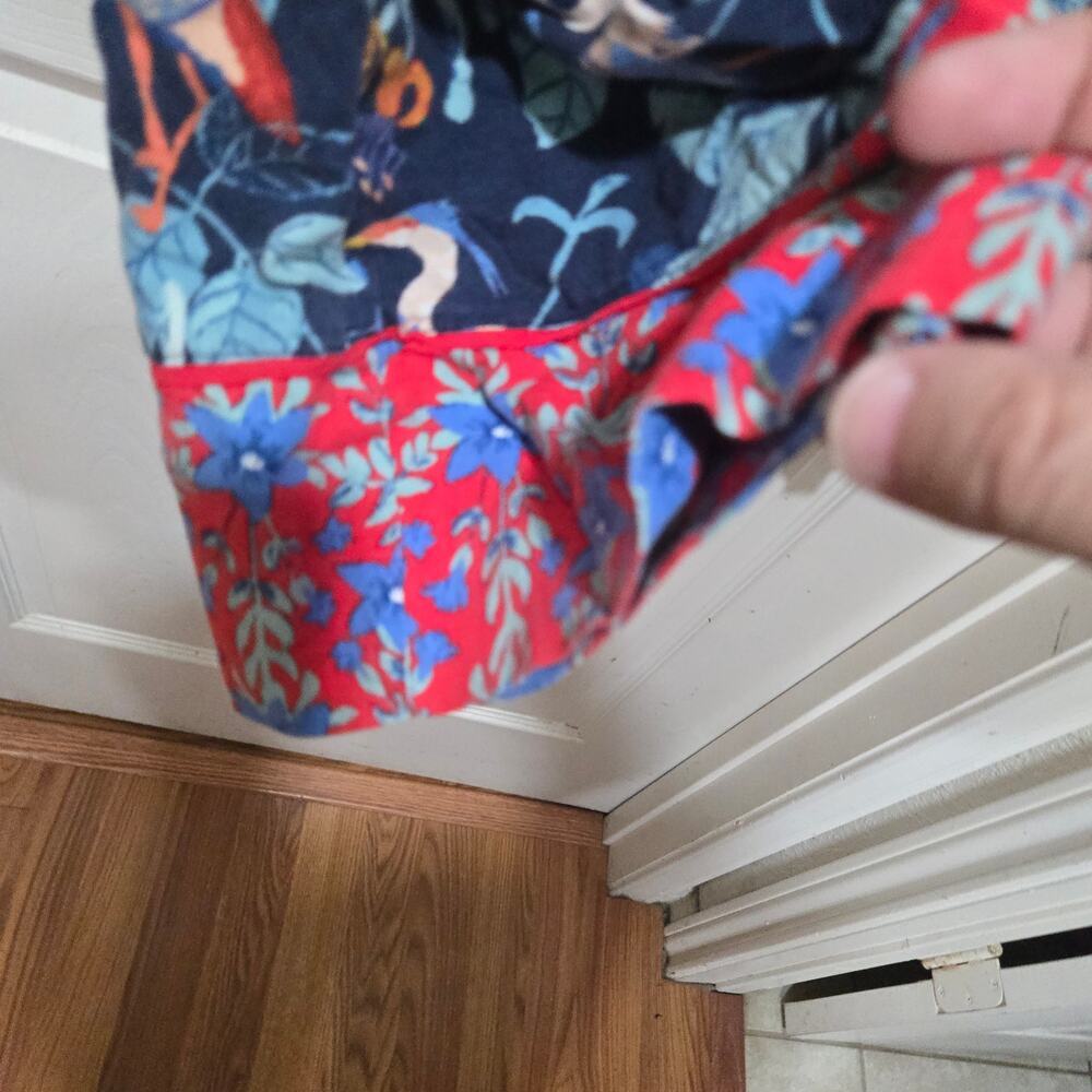 Anthro Rachel Grant Tropical Print Lounge Pants Small Boho - Picture 7 of 10